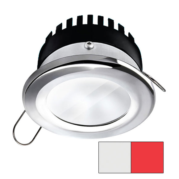 i2Systems Apeiron A506 6W Spring Mount Light - Round - Cool White  Red - Polished Chrome Finish [A506-11AAG-H]