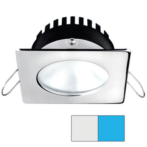 i2Systems Apeiron A506 6W Spring Mount Light - Square/Round - Cool White  Blue - Polished Chrome Finish [A506-12AAG-E]