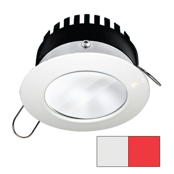 i2Systems Apeiron PRO A506 - 6W Spring Mount Light - Round - Cool White  Red - White Finish [A506-31AAG-H]