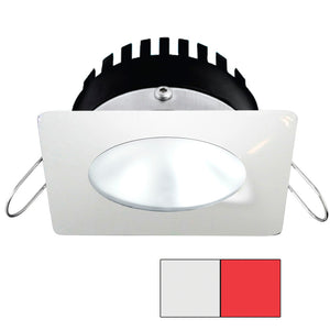i2Systems Apeiron PRO A506 - 6W Spring Mount Light - Square/Round - Cool White  Red - White Finish [A506-32AAG-H]
