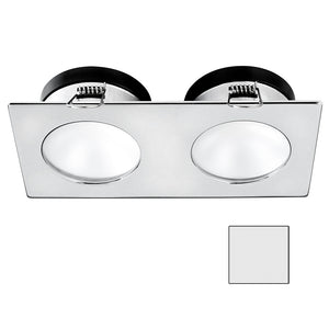 i2Systems Apeiron A1110Z - 4.5W Spring Mount Light - Double Round - Cool White - Brushed Nickel Finish [A1110Z-45AAH]