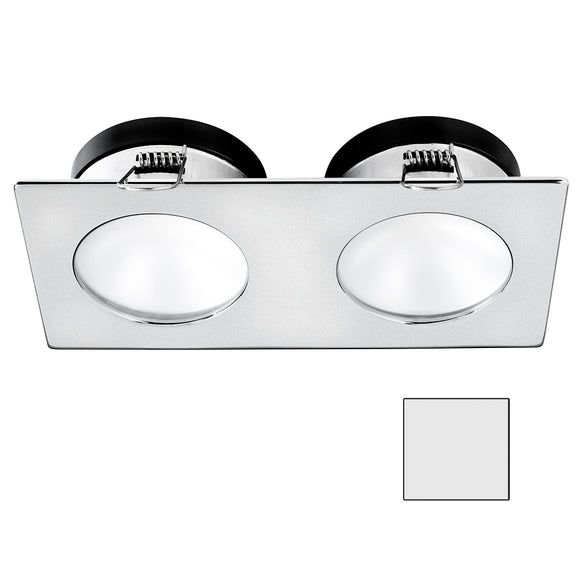 i2Systems Apeiron A1110Z - 4.5W Spring Mount Light - Double Round - Cool White - Brushed Nickel Finish [A1110Z-45AAH]