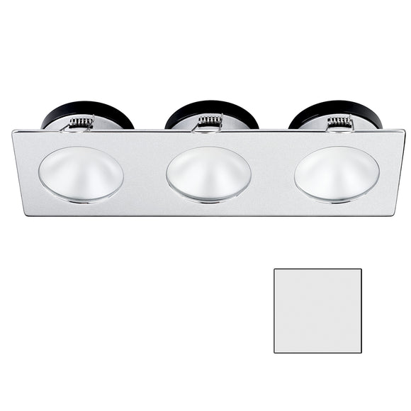 i2Systems Apeiron A1110Z - 4.5W Spring Mount Light - Triple Round - Cool White - Brushed Nickel Finish [A1110Z-46AAH]