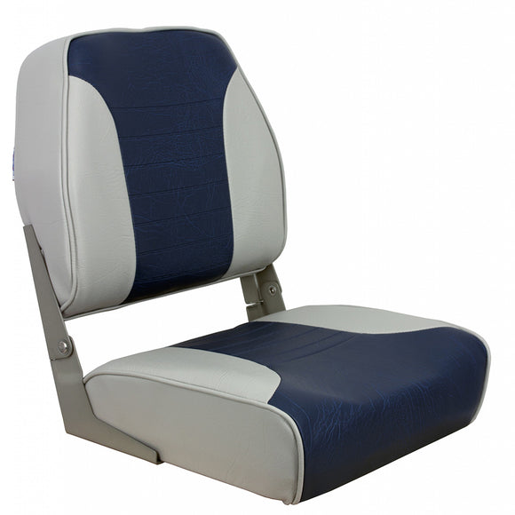 Springfield Economy Multi-Color Folding Seat - Grey/Blue [1040651]