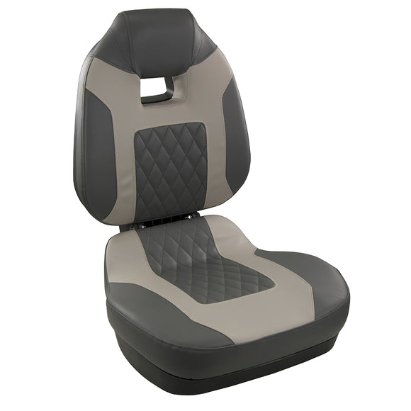 Springfield Fish Pro II High Back Folding Seat - Charcoal/Grey [1041483]