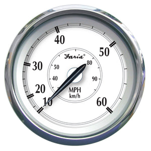 Faria Newport SS 4" Speedometer - 0 to 60 MPH [45010]