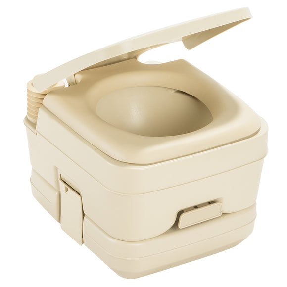 Dometic 962 Portable Toilet - 2.5 Gallon - Parchment [301096202]