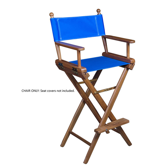 Whitecap Captains Chair w/o Seat Covers - Teak [60039]
