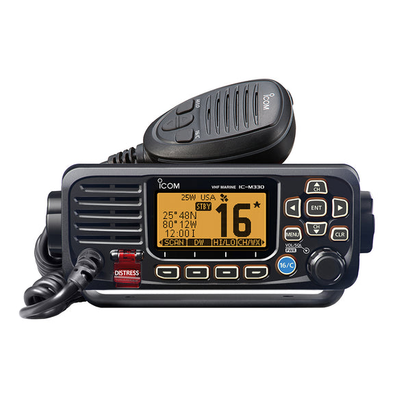 Icom M330 VHF Radio Compact w/GPS - Black [M330 71]