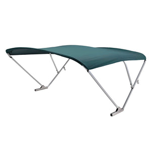 SureShade Power Bimini - Clear Anodized Frame - Green Fabric [2020000303]