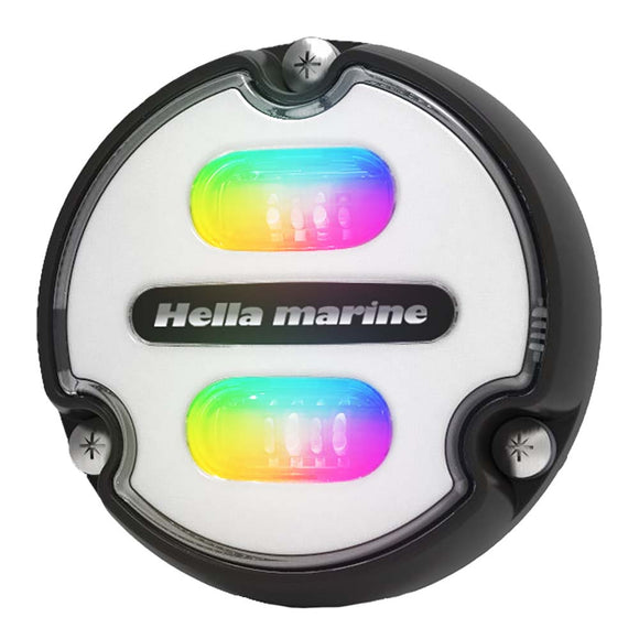 Hella Marine Apelo A1 RGB Underwater Light - 1800 Lumens - Black Housing - White Lens [016146-011]