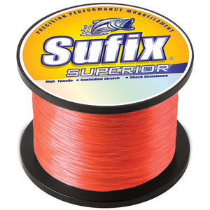 Sufix Superior Neon Fire Monofilament - 25lb - 9440 yds [651-025]