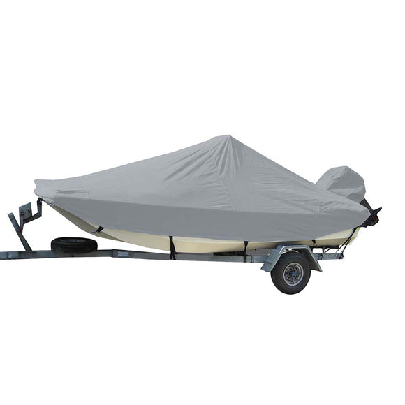 Carver Sun-DURA Styled-to-Fit Boat Cover f/16.5 Bay Style Center Console Fishing Boats - Grey [71016S-11]