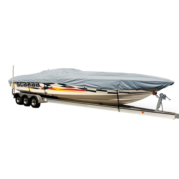 Carver Sun-DURA Styled-to-Fit Boat Cover f/27.5 Performance Style Boats - Grey [74327S-11]