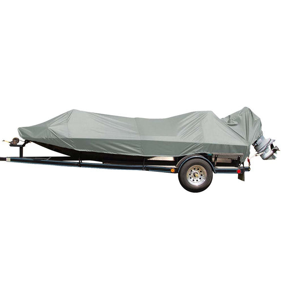 Carver Poly-Flex II Styled-to-Fit Boat Cover f/14.5 Jon Style Bass Boats - Grey [77814F-10]