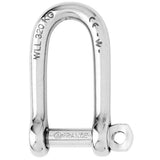 Wichard Self-Locking Long D Shackle - Diameter 4mm - 5/32" [1211W]