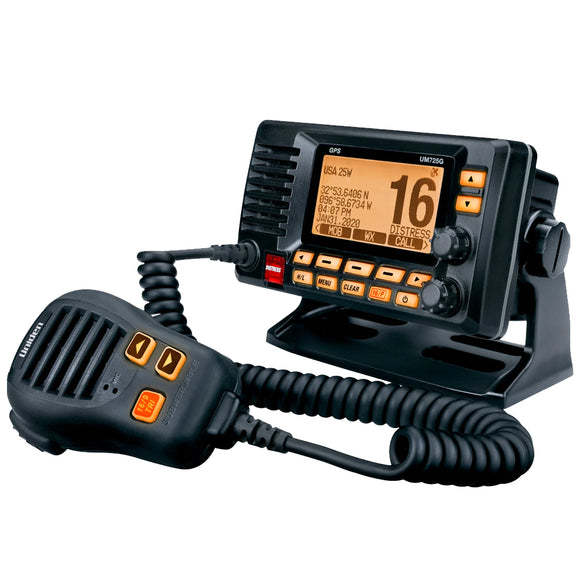 Uniden UM725 Fixed Mount VHF w/GPS  Bluetooth - Black [UM725GBTBK]