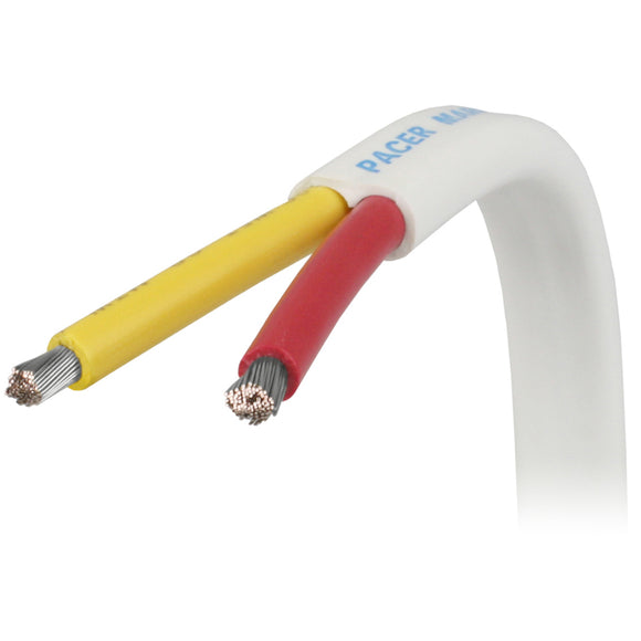 Pacer 14/2 AWG Safety Duplex Cable - Red/Yellow - 500 [W14/2RYW-500]