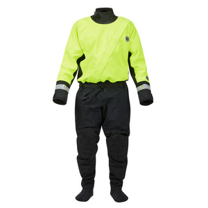 Mustang MSD576 Water Rescue Dry Suit - Fluorescent Yellow Green-Black - XL [MSD57602-251-XL-101]