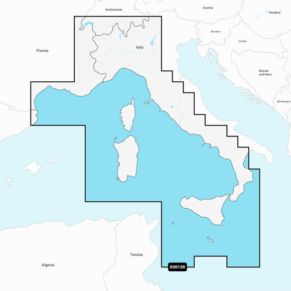 Garmin Navionics Vision+ NVEU012R - Mediterranean Sea, Central  West - Marine Chart [010-C1238-00]