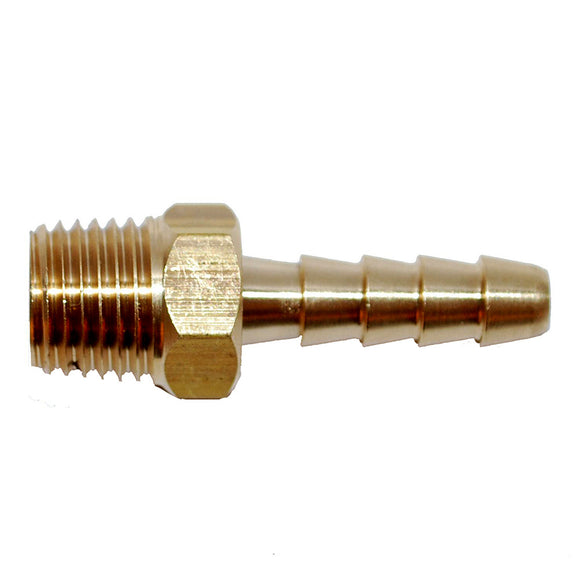 Attwood Universal Brass Fuel Hose Fitting - 1/4