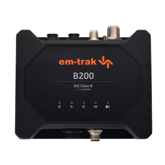 em-trak B200 Class B AIS Transceiver - 5W SOTDMA w/Battery Backup [429-0007]